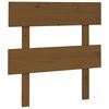 vidaXL Sengegavl honningbrun 103,5x3x81 cm heltre furu