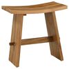 vidaXL Badestol Brun 50 x 29,5 x 50,5 cm Massivt Teaktre