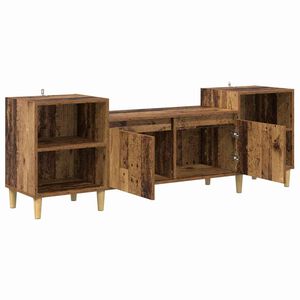 vidaXL TV-skap Gamle tre 160 x 35 x 55 cm Konstruert tre
