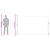 vidaXL Uttrekkbar sidemarkise 180x300 cm kremhvit