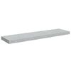 vidaXL Flytende vegghyller 4 stk betonggrå 90x23,5x3,8 cm MDF