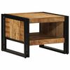 vidaXL Salongbord 50x50x38 cm grovt heltre mangotre