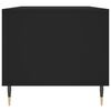 vidaXL Salongbord svart 90x49x45 cm konstruert tre