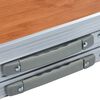 vidaXL Sammenleggbart campingbord aluminium 180x60 cm