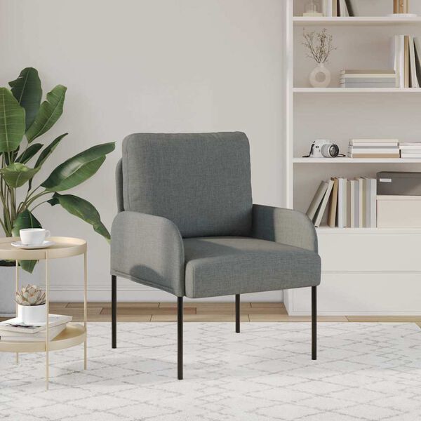 vidaXL Sofaer med pute M&oslash;rkegr&aring; 60 x 56 x 80 cm Kryssfin&eacute;r