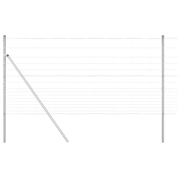 vidaXL Gjerdep&aring;le Galvanisert 25 x 1,2 m St&aring;l