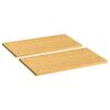 vidaXL Komfyrdeksler 2 stk 50x28x1,5 cm bambus