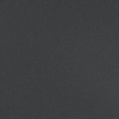 vidaXL Uttrekkbar sidemarkise 160x1200 cm svart