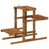 vidaXL Planteholder Naturlig 82 x 36 x 60 cm Solid akasietre