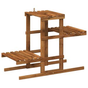 vidaXL Planteholder Naturlig 82 x 36 x 60 cm Solid akasietre