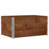vidaXL Pallekarmer 3 stk brun 120x80 cm heltre furu