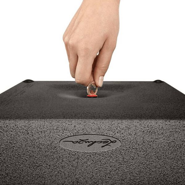 LECHUZA Bordplantekasse CANTO Stone 40 High ALL-IN-ONE grafittsvart