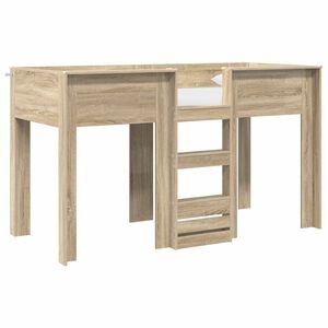 vidaXL K&oslash;yeseng for Barn Sonoma eik 75 x 190 cm Konstruert tre