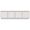 vidaXL TV-benk hvit 156x37x45 cm heltre furu