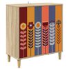 vidaXL Serviesskap ESSEN Sonoma 69 x 33 x 75 cm Konstruert tre