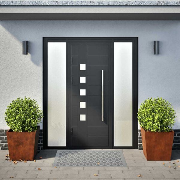 vidaXL Hageplanter 2 stk 50x50x50 cm oksidert st&aring;l