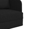 vidaXL Sammenleggbar Sofa seng Svart 65 x 80 x 83 cm stoff