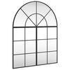vidaXL Veggspeil svart 80x100 cm buet jern