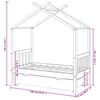 vidaXL Ramme for barneseng med skuff hvit heltre furu 70x140 cm
