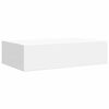 vidaXL Veggmontert skuffehylle hvit 40x23,5x10 cm MDF