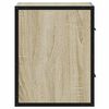 vidaXL Veggmontert nattbord sonoma eik 40x31x39,5 cm