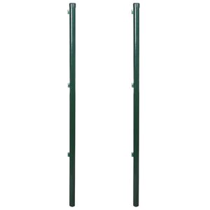 vidaXL Gjerdestolper 2 stk 115 cm