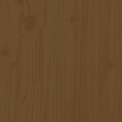 vidaXL Seniorseng honningbrun 120x200 cm heltre furu