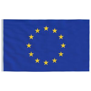 vidaXL Europeisk flagg 90x150 cm