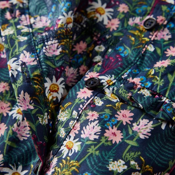 Barnekjole med lange ermer mørkeblå 104