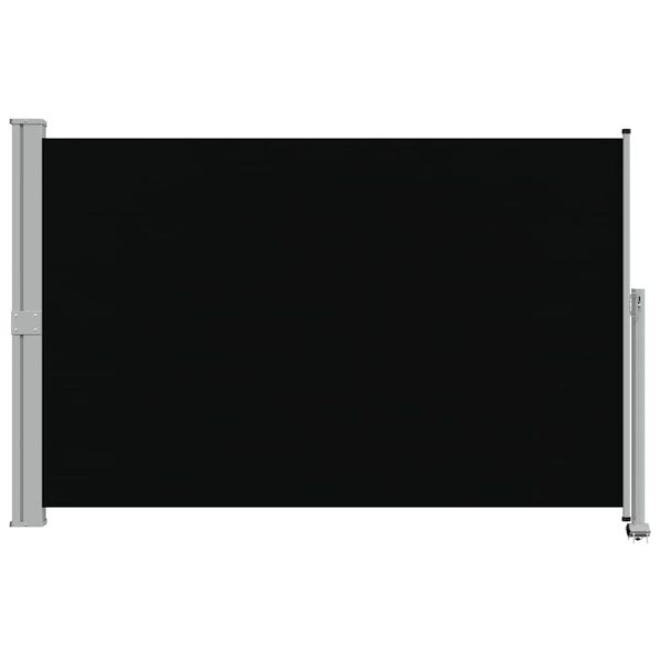 vidaXL Uttrekkbar sidemarkise 160 x 300 cm svart