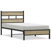 vidaXL Sengeramme uten madrass sonoma eik 107x200 cm konstruert tre
