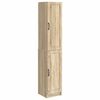 vidaXL Skapsett 2 pcs Sonoma eik Konstruert tre