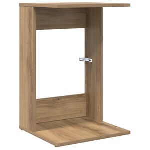vidaXL Sidetabell Artisan Eik 40 x 38 x 62,5 cm Konstruert tre