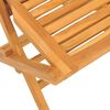 vidaXL Klappstoler 4 stk 47x63x90 cm heltre teak