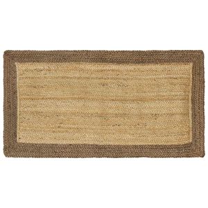 vidaXL Omr&aring;detepper Gr&aring; 60 x 110 cm Jute