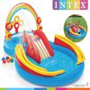 Intex Oppbl&aring;sbart basseng Rainbow Ring Play Center 297x193x135 57453NP