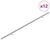 vidaXL Kabinett h&aring;ndtak 12 pcs s&oslash;lv 700mm Rustfritt St&aring;l