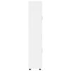 vidaXL H&oslash;yskap med d&oslash;r H&oslash;yglanset hvit 60 x 35 x 182 cm Konstruert tre