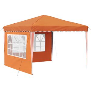 vidaXL Pop-up Festtelt 288 x 288 x 245 cm Oransje Oxford Stoff