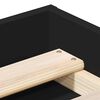 vidaXL Sengeramme svart 140x200 cm