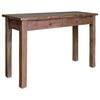 vidaXL Konsollbord heltre mahogni 123x42x75 cm