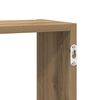 vidaXL Kubeformet vegghylle 5 rom artisan eik konstruert tre