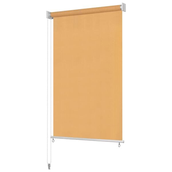 vidaXL Utend&oslash;rs rullegardin 80x140 cm beige