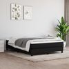 vidaXL Boxspring-sengeramme svart 135x190 cm Double stoff