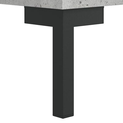 vidaXL Nattbord betonggrå 40x35x47,5 cm konstruert tre
