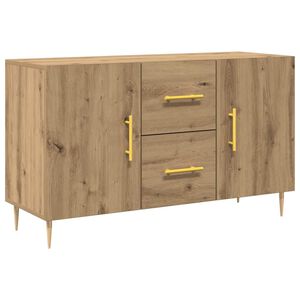 vidaXL Skjenk artisan eik 100x36x60 cm konstruert tre