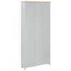 vidaXL Bokhylle 6 etasjer 80x22,5x170 cm heltre eik