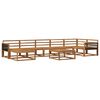 vidaXL Utend&oslash;rs sofa-sett 8 pcs Naturlig Solid akasietre