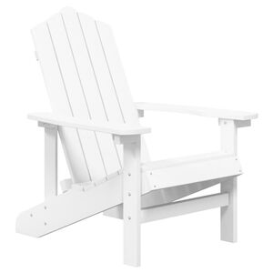 vidaXL Adirondack hagestol HDPE hvit