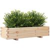 vidaXL Plantekasse 110x40x26,5 cm heltre furu